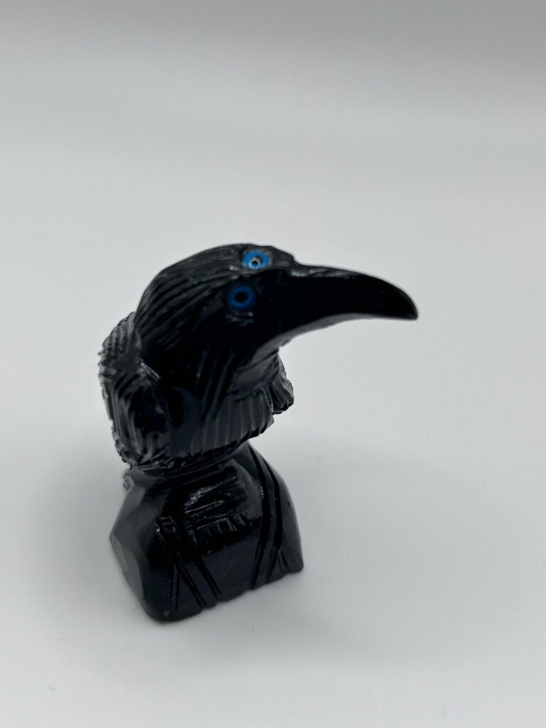 3 - eyed Raven Onyx Small