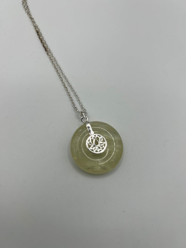 Yellow Lotus Necklace Pendants