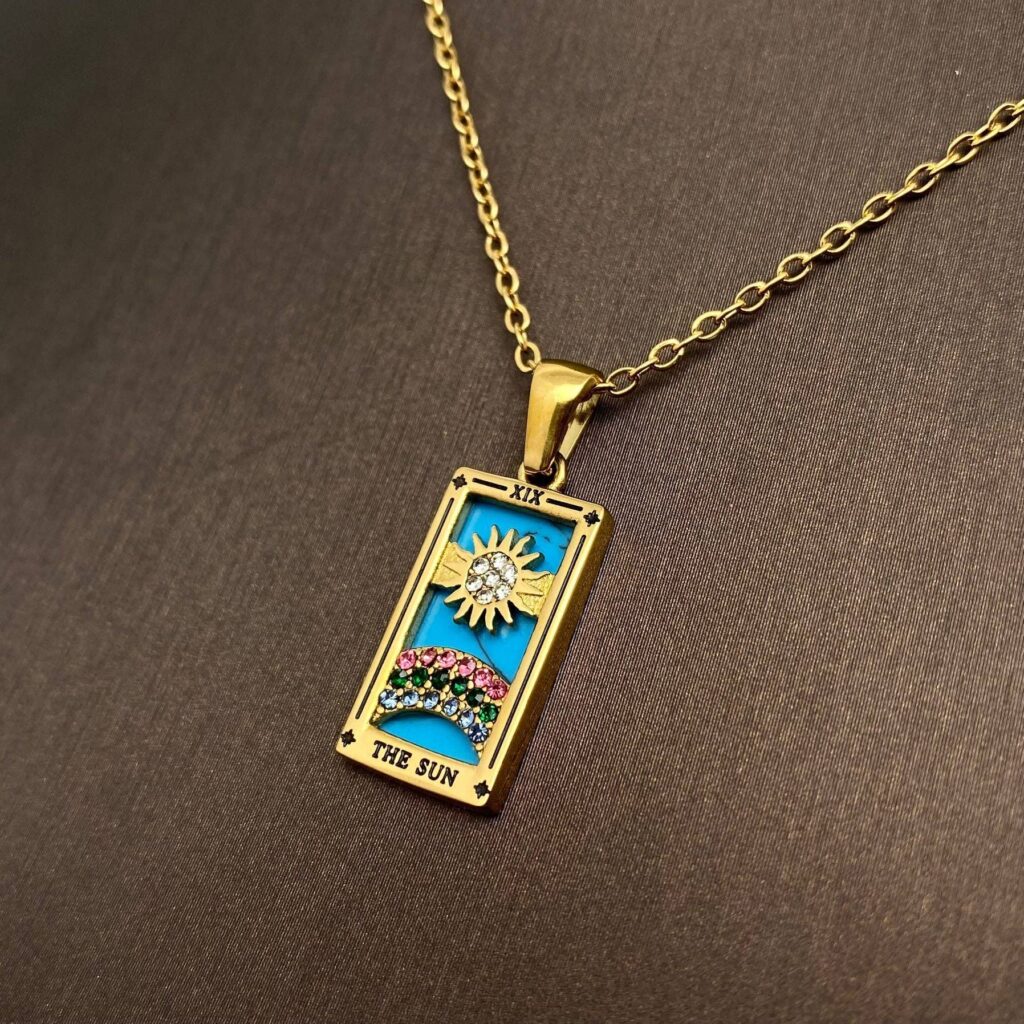 SunTarot 18K Gold Plated Steel Necklace